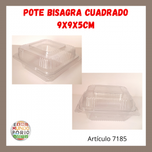 POTE BISAGRA CUADRADO 9x9x5cm 7185 DEA